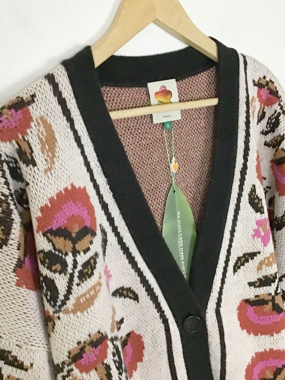 FARM RIO Sand Palms Paradise Knit Cardigan - Picture 4 of 12